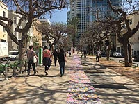 Акция на бульваре Ротшильд в Тель-Авиве. 8 марта 2016 года  