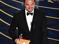 Леонардо ДиКаприо на церемонии вручения "Оскар". 28 февраля 2016 года  