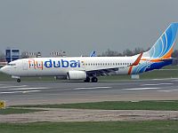 Boeing 737-800 компании Fly Dubai в московском аэропорту "Внуково" (архив)