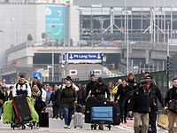 Эвакуация граждан после теракта из аэропорта Брюсселя