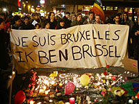 Je suis... Бельгийцы скорбят о жертвах терактов в Брюсселе