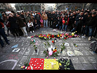 Бельгийцы скорбят о жертвах терактов в Брюсселе