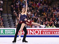 Победителями соревнований танцевальных пар чемпионата мира по фигурному катанию, который проходит в Бостоне, стали французы Габриэла Пападакис и Гийом Сизерон