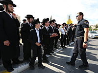 В различных районах Израиля проходят акции протеста "харедим"  