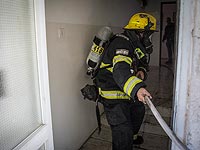 Пожар в жилом доме в Бейт-Шемеше, пострадали пятнадцать человек  