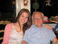 Джессика Кац со своим дедом Абрамом Бельжицким