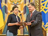 Порошенко: Крым и Донбасс будут возвращены &#8211; вслед за возвращением Надежды Савченко  