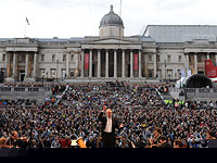 Концерт Лондонского симфонического оркестра  на Трафальгарской площади. 22 мая 2016 года