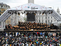 Концерт Лондонского симфонического оркестра  на Трафальгарской площади. 22 мая 2016 года