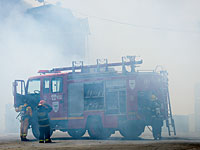 Пожар в заповеднике Тель-Дан, отдыхающие эвакуированы