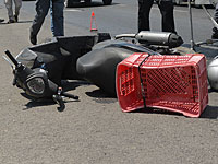 На шоссе Аялон в Тель-Авиве автомобиль сбил мотоциклиста