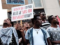 Около 2.000 граждан Эритреи провели акцию протеста перед посольством Евросоюза