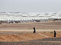 Лагерь беженцев на сирийско-иорданской границе