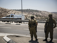 В районе перекрестка Тапуах обстрелян израильский автомобиль