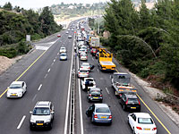 На въезде в Иерусалим произошло ДТП с участием 15 автомобилей