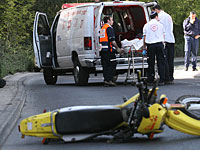 В Раанане автомобиль сбил насмерть 18-летнего мотоциклиста  