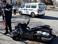 В Ришон ле-Ционе автомобиль сбил насмерть мотоциклиста