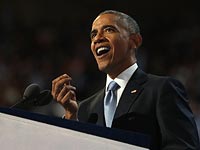Брак Обама на конференции Демократической партии. 27 июля 2016 года