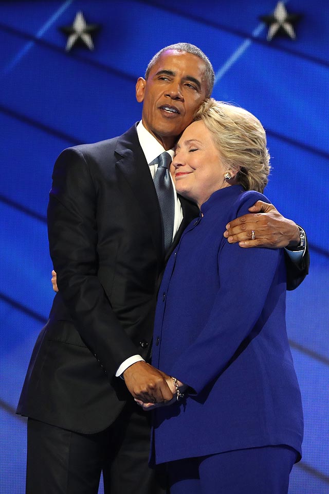 Барак Обама и Хиллари Клинтон