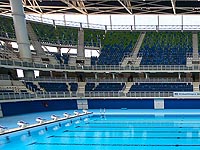 Рио-де-Жанейро: Дворец водных видов спорта был эвакуирован из-за подозрительной сумки