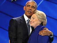 Обама и Клинтон на съезде в Филадельфии