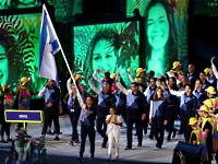 Израильские спортсмены на церемонии открытия Олимпийских игр в Рио 