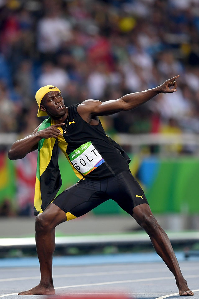 Седьмая олимпийская медаль ямайского спринтера Усэйна     Болта