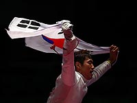 В турнире саблистов победил корейский фехтовальщик