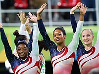 Спортивная гимнастика: в командных состязаниях победили американки, россиянки на втором месте