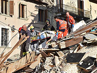 После землетрясения в Италии. 24 августа 2016 года  