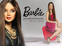 Израильтянка Мария Барлин стала моделью для выставочной куклы Барби