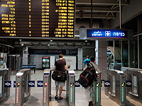 На станции Тель-Авив Савидор Мерказ. 3 сентября 2016 года  
