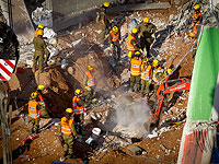 Служба тыла завершила операцию на месте обрушения здания в Тель-Авиве