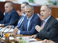 Премьер-министр Биньямин Нетаниягу на заседании правительства. Иерусалим, 11 августа 2016 года