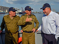Авигдор Либерман посетил базу ВМФ и встретился со старшим командным составом    