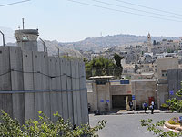 На КПП возле гробницы Рахели задержан вооруженный ножом палестинский араб