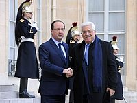 Франсуа Олланд и Махмуд Аббас