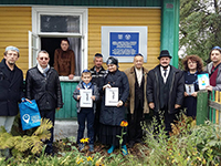 В беларуском поселке Вишнево почтили память земляка, Шимона Переса 