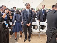 Барак Обама на похоронах Шимона Переса. 30.09.2016