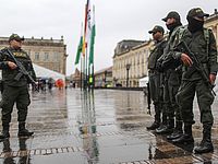 Полиция на референдуме по соглашению с FARC
