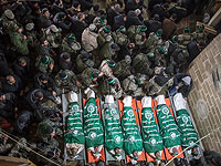 Похороны боевиков, погибших в туннеле