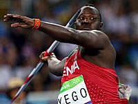 Джулиус Йего, чемпион мира в метании копья и серебряный призер олимпиады в Рио-де-Жанейро