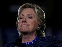 Хиллари Клинтон 28 октября 2016 года, после заявления директора ФБР