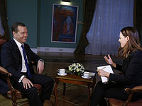 Интервью Медведева израильскому ТВ, вопрос о санкциях звучал иначе