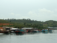 Около побережья острова Батам. Индонезия