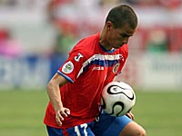 Габриэль Бадилья в матче чемпионата мира 2006 Коста-Рика - Польша