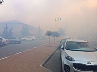 Пожар в районе Зихрон-Яакова. 22 ноября 2016 года