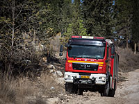 Пожар в лесу Гваот в Гуш-Эционе: блокировано шоссе 367