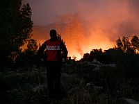 Лесной пожар около поселка Халамиш, эвакуированы около 200 семей