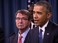 Министр обороны США Эштон Картер и президент США Барак Обама
